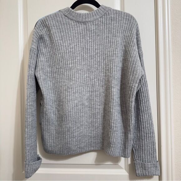 A.N.A RIBBED KNIT LONG SLEEVE CREWNECK PULLOVER‎ SWEATER LARGE - Picture 6 of 8